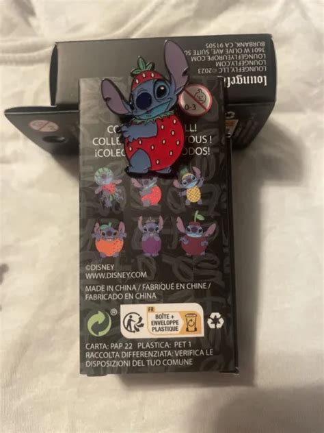 Loungefly Disneys Lilo And Stitch Blind Box Pin Inside Of Fruits Strawberry 1500 Picclick