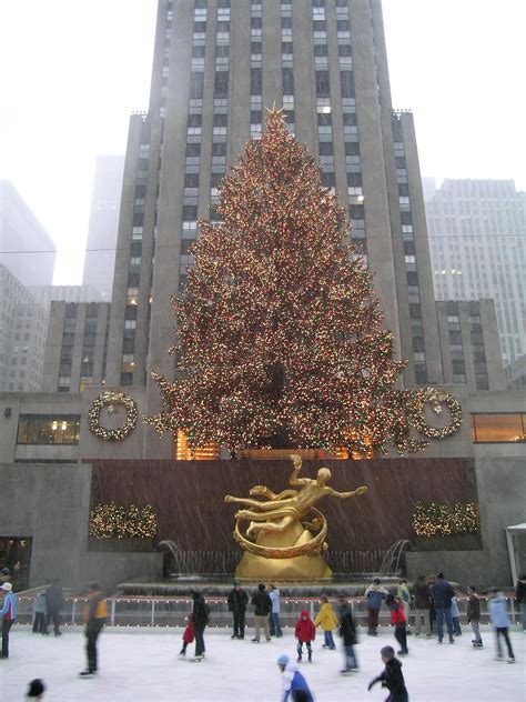 Rockefeller Center Christmas Tree Prometheus Rockefeller Center