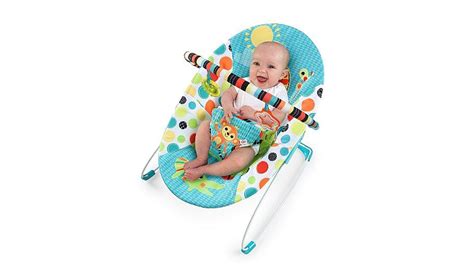 Bright Starts Kaleidoscope Safari Vibrating Bouncer Baby George At