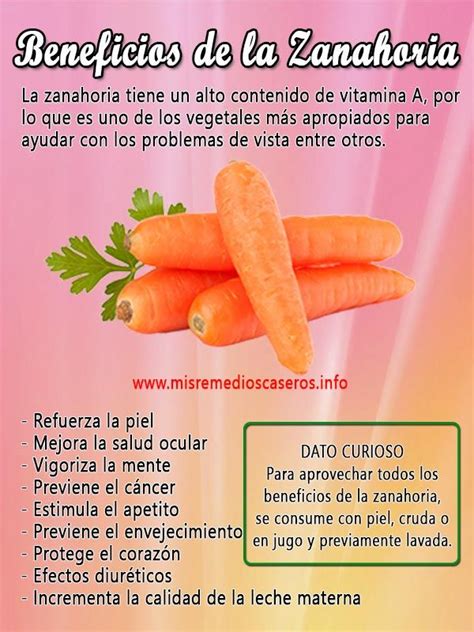 Beneficios De La Zanahoria Food Healthy Fruit
