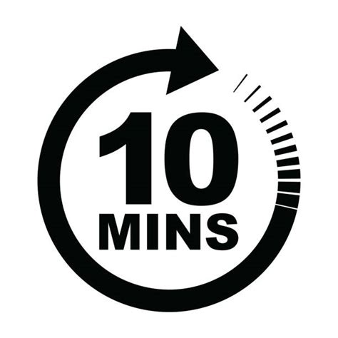 Timer With 10 Ten Minutes Illustrations Royalty Free Vector Graphics