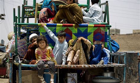 North Waziristan Idps Take Shelter In Bannu Pakistan Dawncom