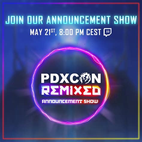 Paradox Interactive On Twitter Don T Miss The Pdxcon Remixed Announcement Show Tomorrow We