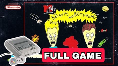 Beavis And Butt Head Gameplay Walkthrough Full Game Snes Youtube