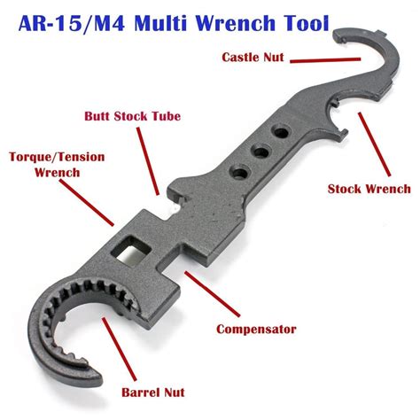 Ar 15m4 Steel Armorers Wrench For Removal And Installation Of Ar 15