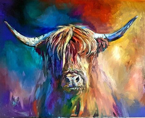 Original Highland Cow Oil Paintings By Sue Gardner — Sue Gardner Studio