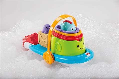 Fisher Price Stackin Tub Time Boat Bath Toy Samko And Miko Toy Warehouse