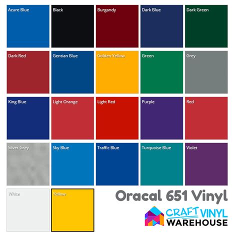 Oracal 651 Vinyl Rolls