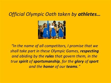Smartia Inquiry Into Olympic Oath Motto And Values