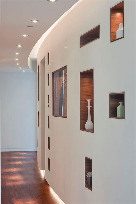 Curved White Wall With Niches Hgtv