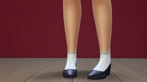 The Sims 4 Pickypikachu Frilly White Socks Cas Accessory