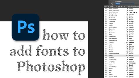 How To Add Fonts To Photoshop Zdnet