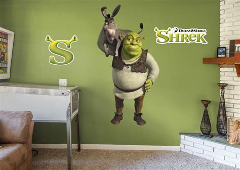 Shrek Shrek And Donkey Realbig Nbc Universal Removable Adhesive Decal Xl