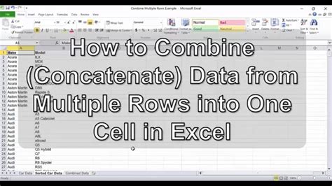 Combine Concatenate Multiple Rows Into One Cell In Excel Riset