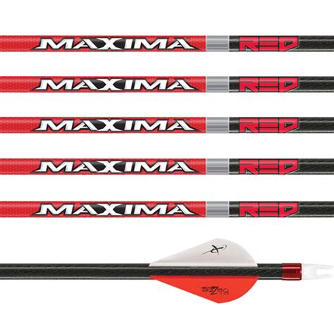 Carbon Express Maxima Red 6 Pack Arrows Camofire Discount Hunting