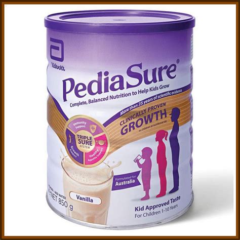 Best milk powder for baby also strengthen teeth and helps give them that shiny white appearance. BEST PRICE! Pediasure Powder Vanilla 850g - Discount ...