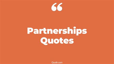 Simplistic Partnerships Quotes Business Partnership Successful Partnership Thank You For
