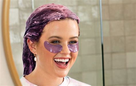 Ava Phillippe Dyes Her Hair Purple Using Hallys At Home Hair Dye Kit Ava Phillippe Just