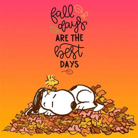 I Absolutely ♥️ The Fall I Absolutely ♥️ The Fall Snoopy Quotes