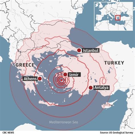 Death Toll Reaches 30 In Quake That Hit Turkey Greek Island Cbc News