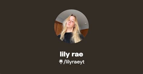 Lily Rae Twitter Instagram Tiktok Linktree