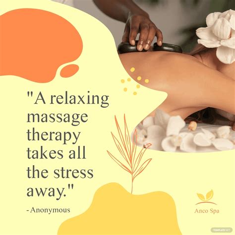 Free Massage Therapy Infographic Post Template Net