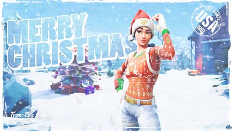 4k Fortnite Christmas Wallpaper For Iphone Android And Desktop The