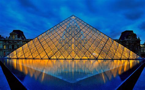 Fondos De Pantalla Museo Del Louvre París Francia Pirámide De