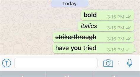Whatsapp For Ios Gets Bold Italics Strikethrough Formatting Options