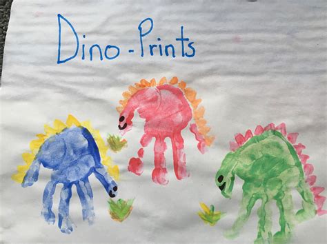 Dinosaur Hand Craft For Kids Hand Crafts For Kids Dinosaur Crafts