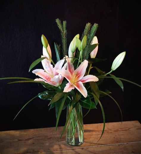 The Pink Lily Bouquet In Franklin Tn Garden Delights Fine Florist