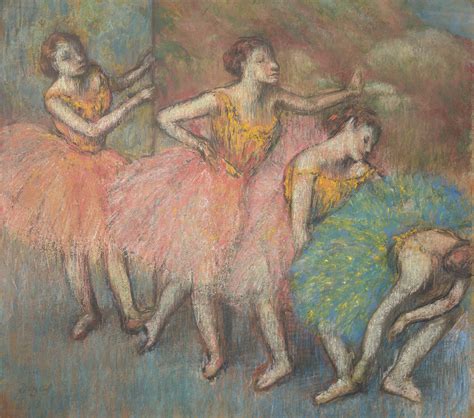 Edgar Degas 1834 1917 Quatre Danseuses Christies