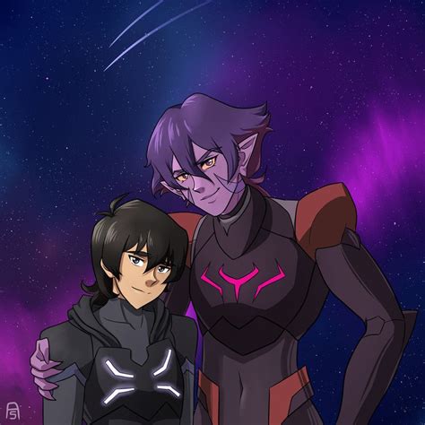 Keith And His Galra Mother Krolia From Voltron Legendary Defender
