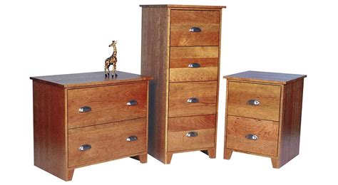 All wood file cabinets can be shipped to you at home. Circle Furniture - Shaker File Cabinets | Home Office ...