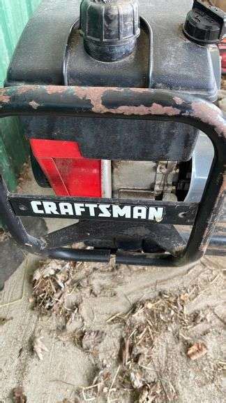 Craftsman 6hp 17 Inch Rear Tine Tiller Sherwood Auctions