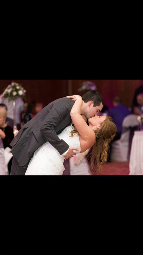 grooms always add a dip kiss to your first dance so romantic and makes for a great picture