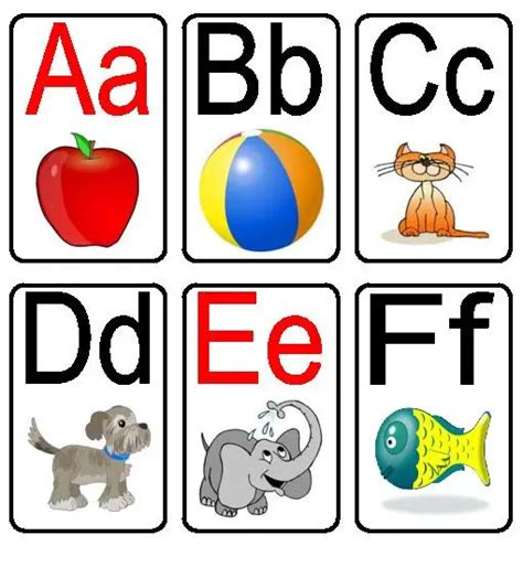 Alphabet Flash Cards Printable