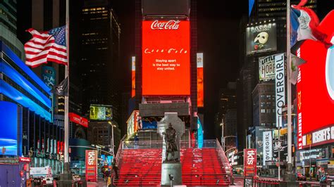 George Floyd Billboard Goes Up in Times Square - The New York Times