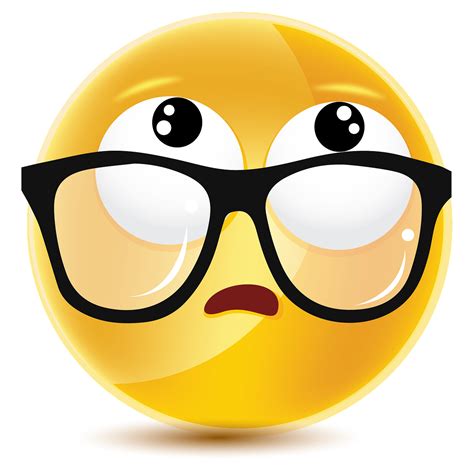 Download Emoticon Emoji Eyeglasses Royalty Free Stock Illustration