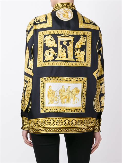 Istante By Gianni Versace Vintage Long Sleeved Shirt Farfetch