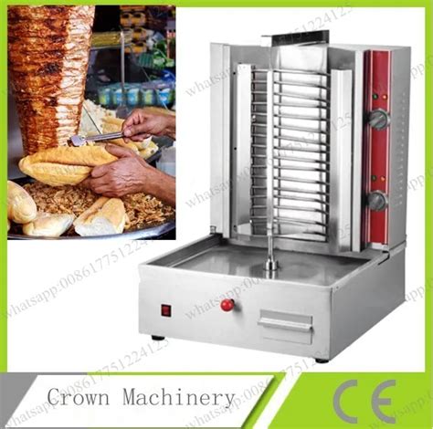 Electric Rotary Bbq Doner Kebab Machineshawarma Machinevertical Gryos