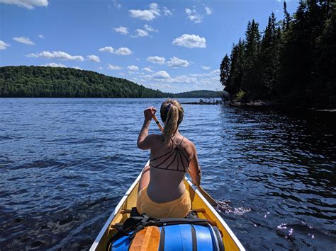 My So Snapped Me Canoeing Otterslide Lake Algonquin Park Canada