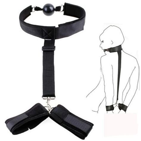 Bdsm Bondage Set Womens Erotic Sexy Lingerie Handcuffs For Sex Games Toys For Adults Gag Of