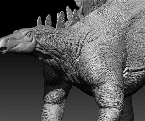 Artstation Stegosaurus For Your Games Or Animations Blender 3d Model Rigged And Animated