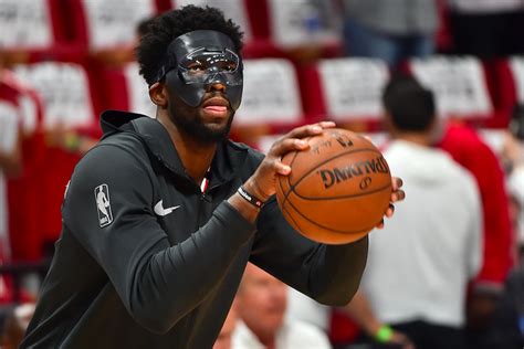 Philadelphia 76ers star joel embiid was rocking a face mask for the ages while going through i don't know how anybody could look at embiid's black face gear, which for a broken orbital bone, and. Here are the best Joel Embiid mask tweets as Sixers take ...