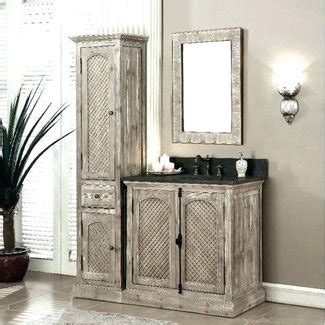 You can get sinks in oval, round, square or rectangular shapes. Bathroom Vanity and Linen Cabinet Combo You'll Love in ...