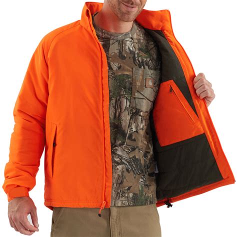 Carhartt Mens Big And Tall 8 Point Hunter Orange Jacket By Carhartt At