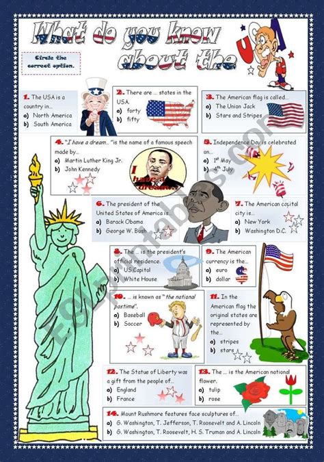 What Do You Know About The Usa History Worksheets Kids Poems