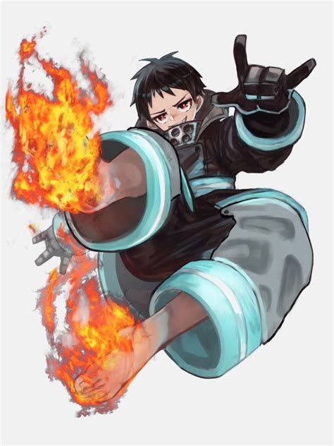 Shinra Anime Shinra Kusakabe Comic Art