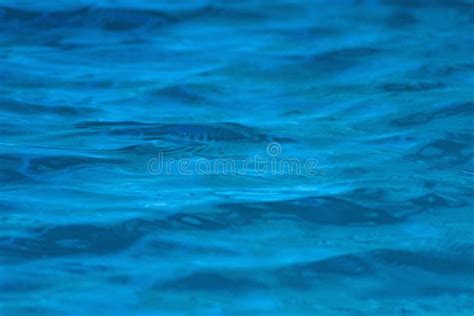Beautiful Pure Blue Lake Water Perfect For A Cool Background Stock